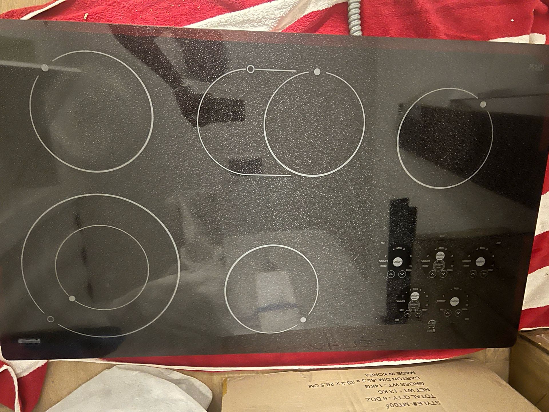 Electric Cooktop Kenmore 36in