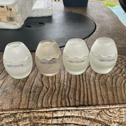 Grey Goose Collectors Egg Tea Candle Holders 