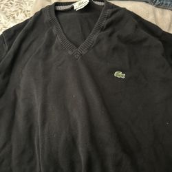 Lacoste V Neck Sweater