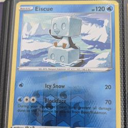Pokemon Card Eiscue Holo