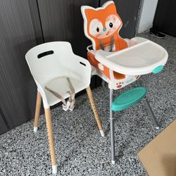 Two High Chairs 