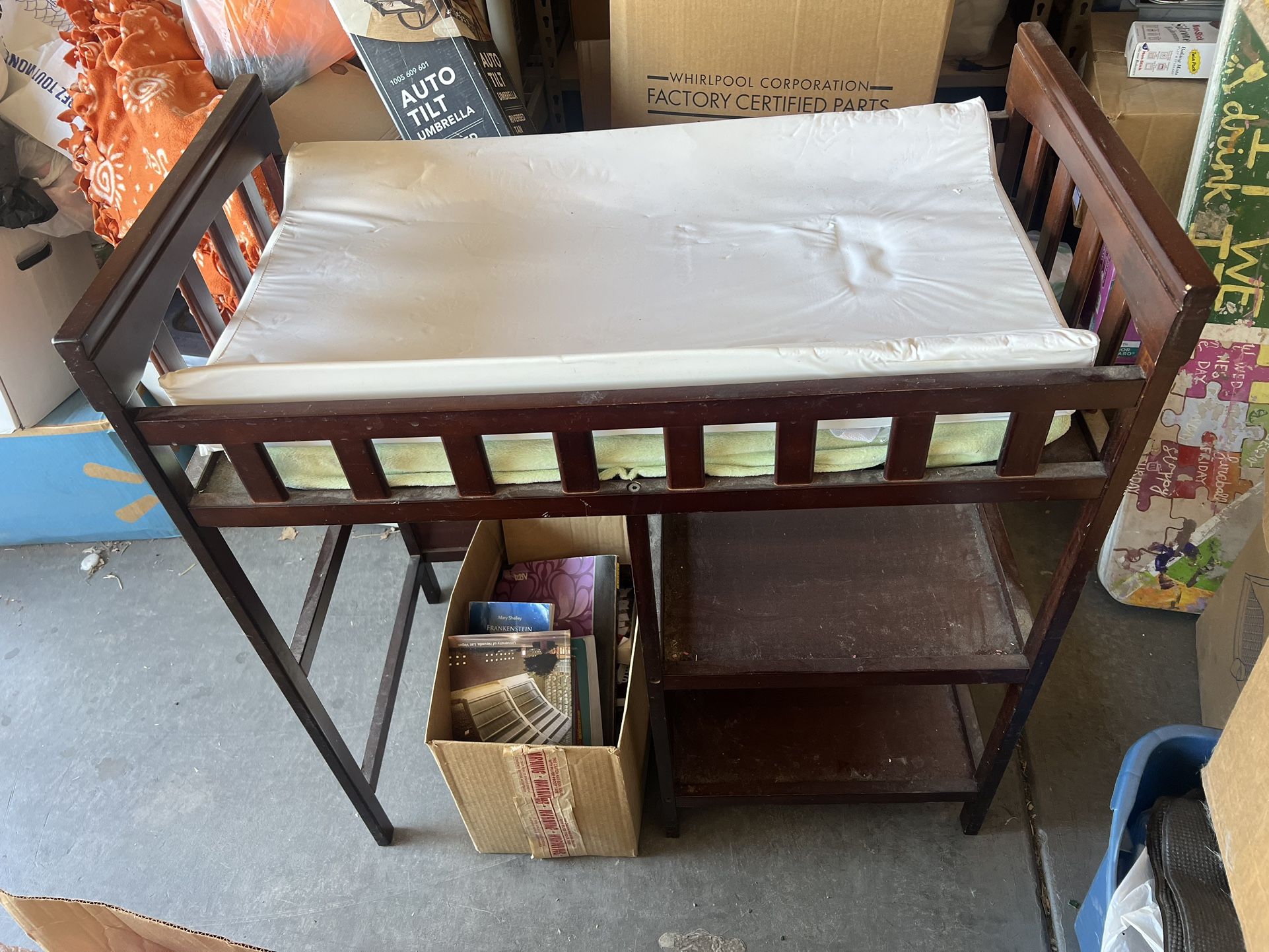 Wooden Changing Table
