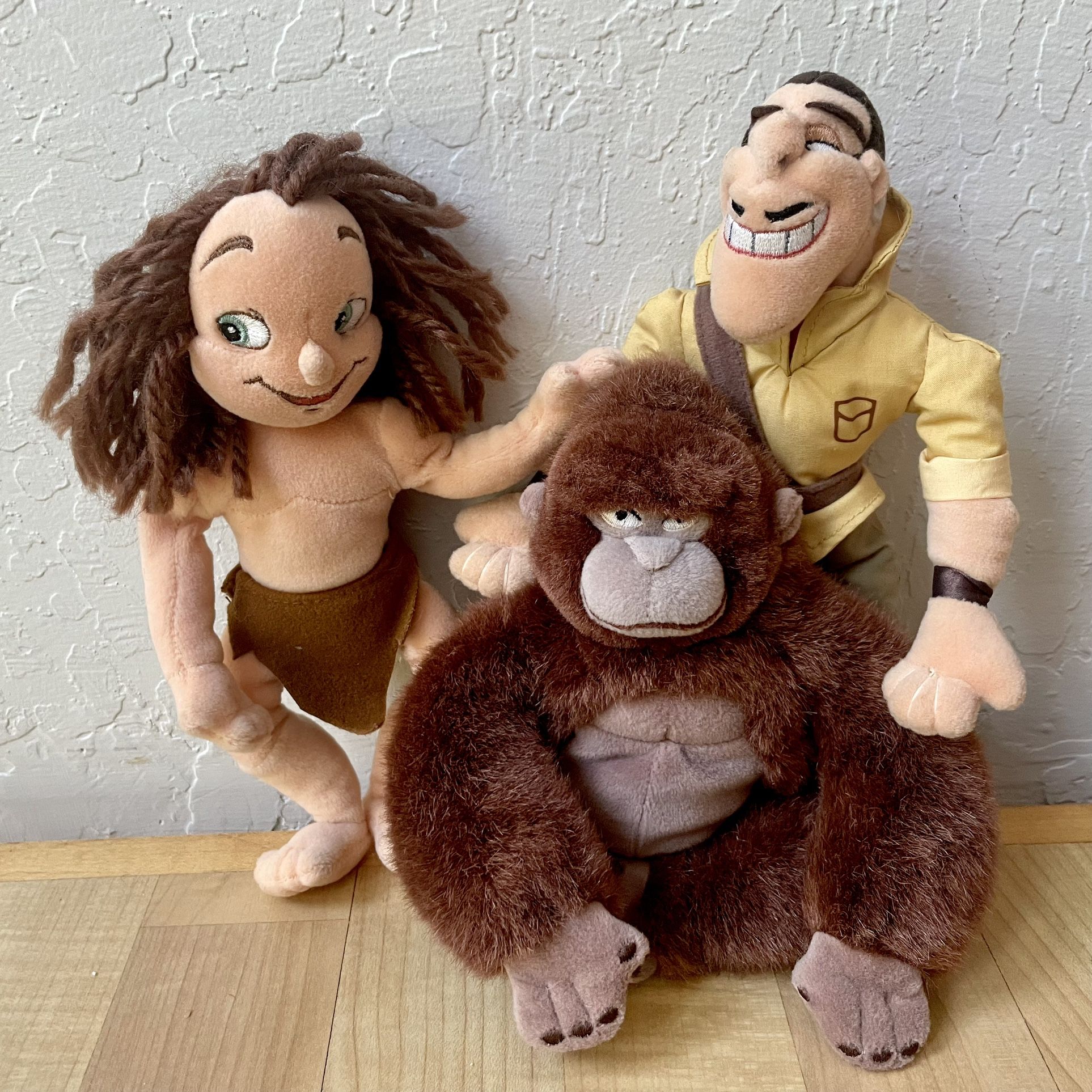 Vintage Disney’s Tarzan Plush Stuffy Lot Of 3 Characters