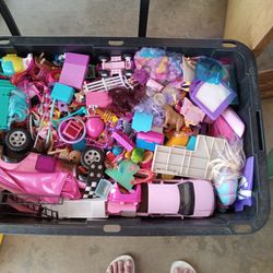 Tote Of Girl Toys