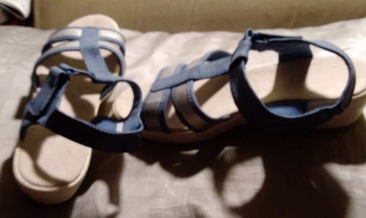 Blue Sandals