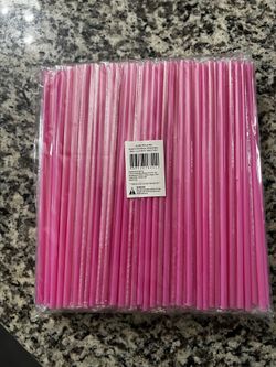 Pink Straws