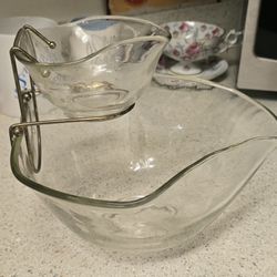 Vintage MCM Chip And Dip Set