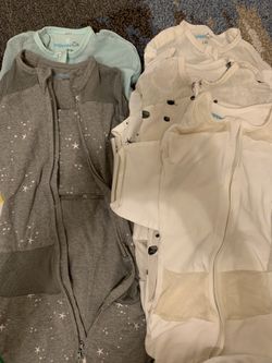 Happiest baby Sleepeas (2) And Snoo Sacks (1)