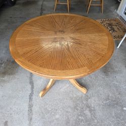 Solid Wood Table and Chair Set