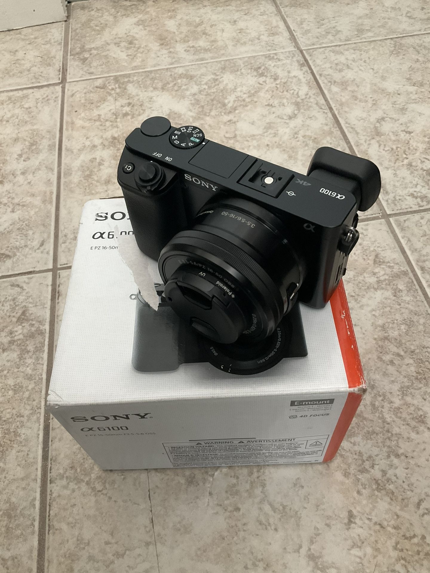 Sony A6100 Camera 24.2 MP, 4K Video