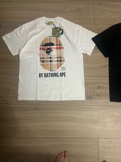 Bape black and white tee mediums