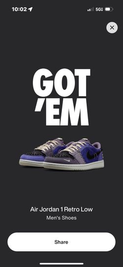 Size 16 - Jordan 1 Low Retro OG Zion Voodoo
