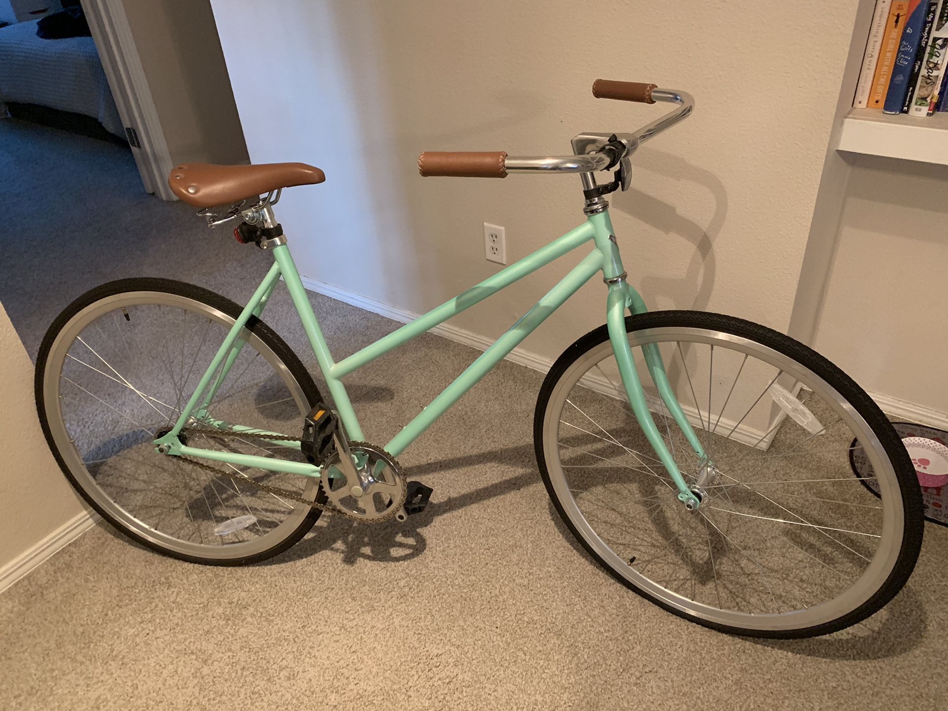 Teal Beach Cruiser Bike