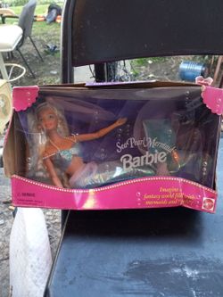 Vintage Sea Pearl Mermaid Barbie Doll in Box