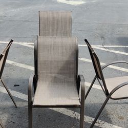 Six Out Door Chairs