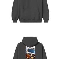 Midnight Organic Larry June heavyweight hoodie size Small Brand New