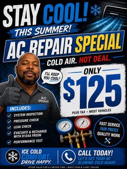 Beat hear charge your A/C