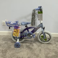 12 frozen bike discount with doll carrier