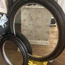 Designer Italian mirrors, handcrafted Roma Moulding set — authentic and stunning!