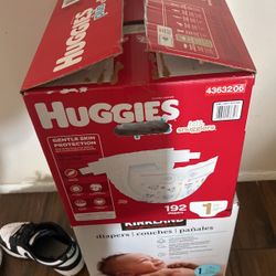 Diapers Size 1 Huggies 
