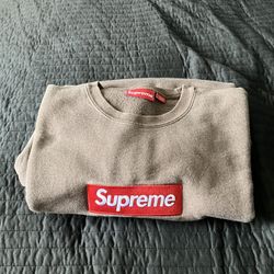 Supreme Brown Box Logo Crew Neck 