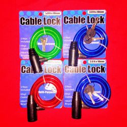 NEW SEALED bike cable lock keys 🔐