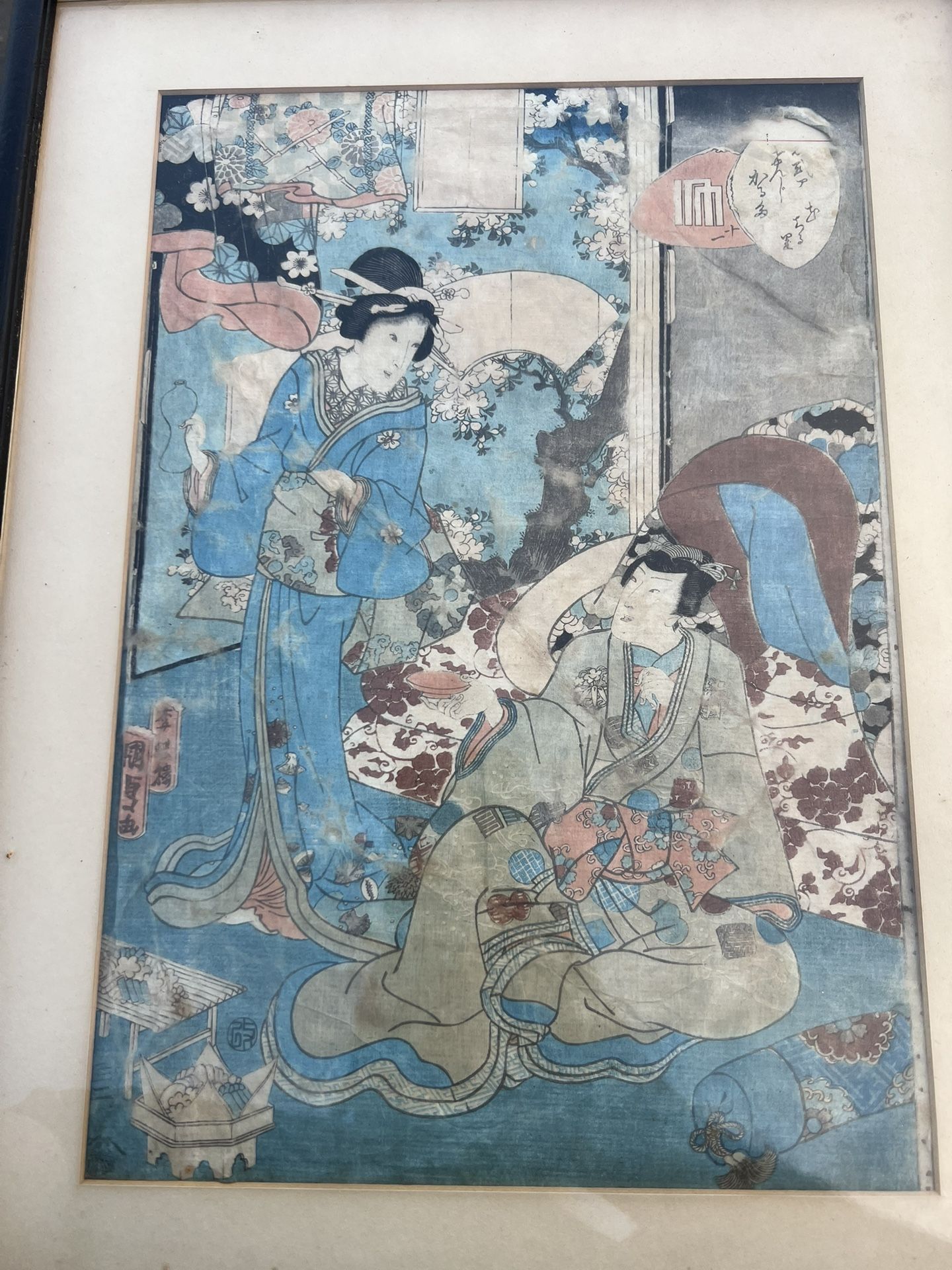 Japanese woodblock print (ukiyo-e), likely late Edo to early Meiji period (mid-19th century)