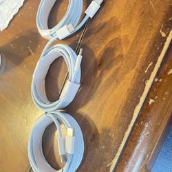 3 Charger Cords For Android Phones, Brand New