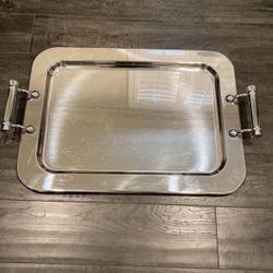 Handles Serving Tray (Prandelli 18/10 Made In Italy) $85