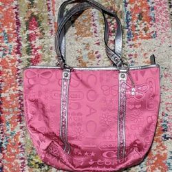 Coach Bandana Glitter Tote