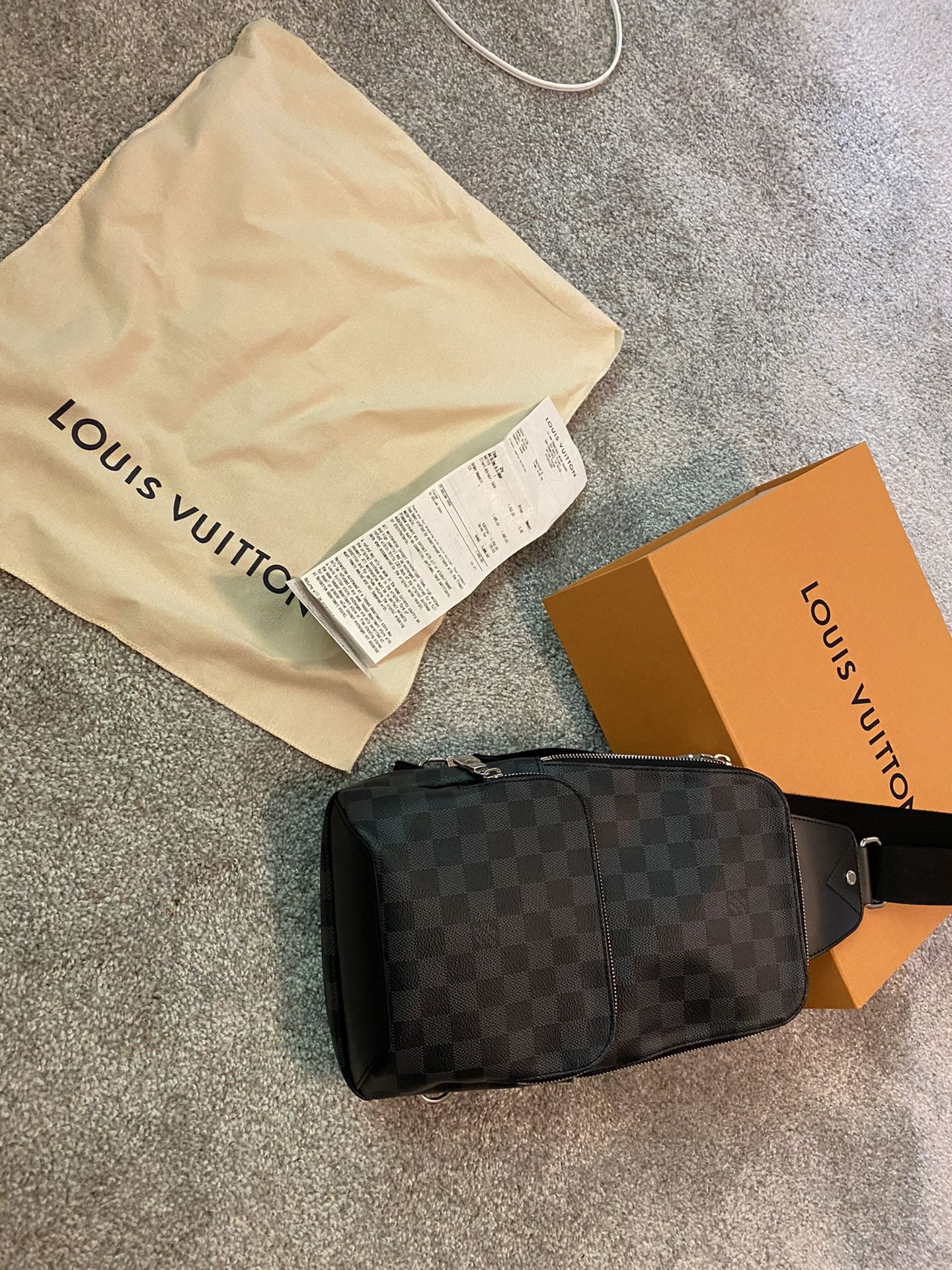 LOUIS VUITTON AVENUE SLING BAG BRAND NEW WITH RECEIPTS . Purchased At SF LV STORE