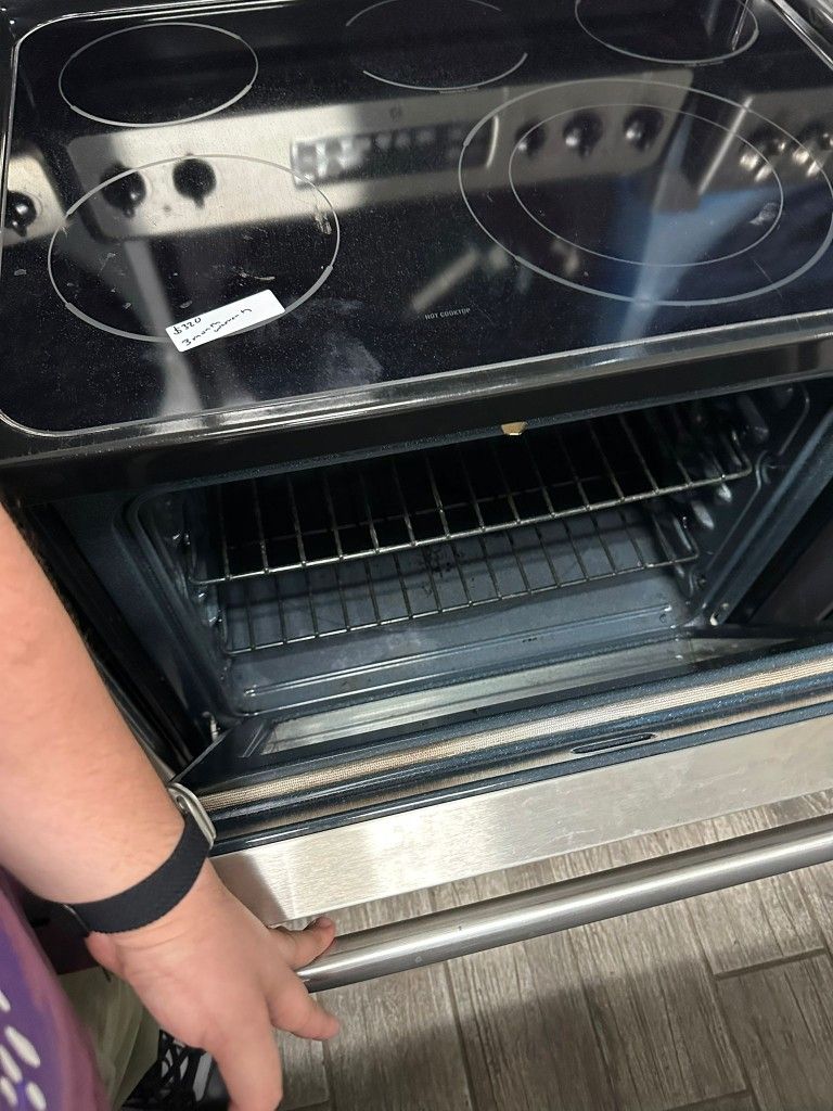 Ge profile stainless steel electric stove with warranty