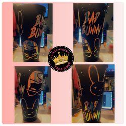 Inspired Bad Bunny Tumbler 
