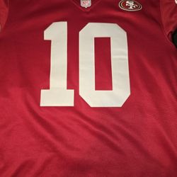Jimmy Garoppolo 49er Long Sleeve Jersey 