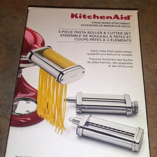 pasta roller and cutter attachment