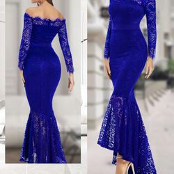 Blue Mermaid Dress 