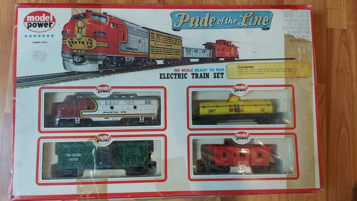 Model Power Pride Of The Line HO Scale Electric Train Set 1035