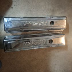 Sbc Chrome Edelbrock Valve Covers