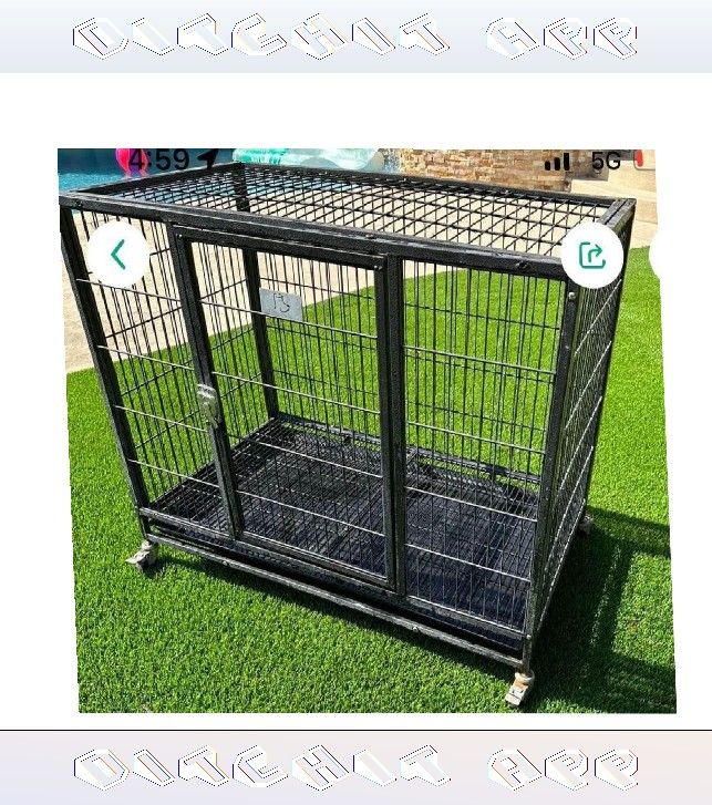 Firm Metal Dog Crates - Stable and Secure far role