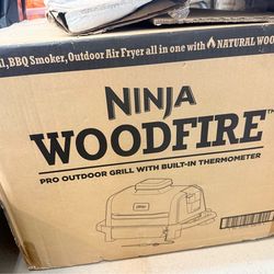 Ninja Woodfire Grill with stand and accessories