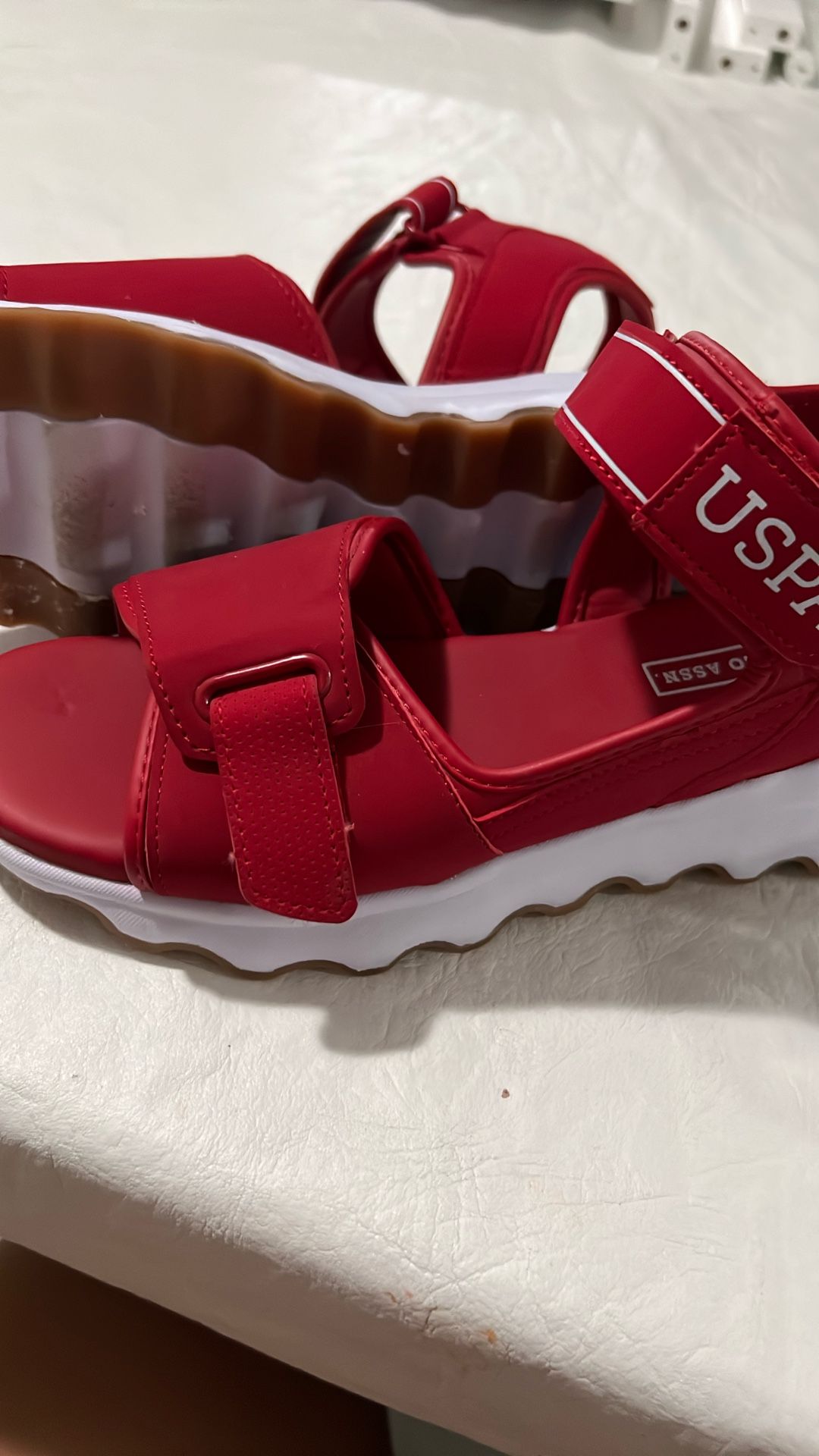 Women's Sandals USPOLO ASSN. Red Size 7