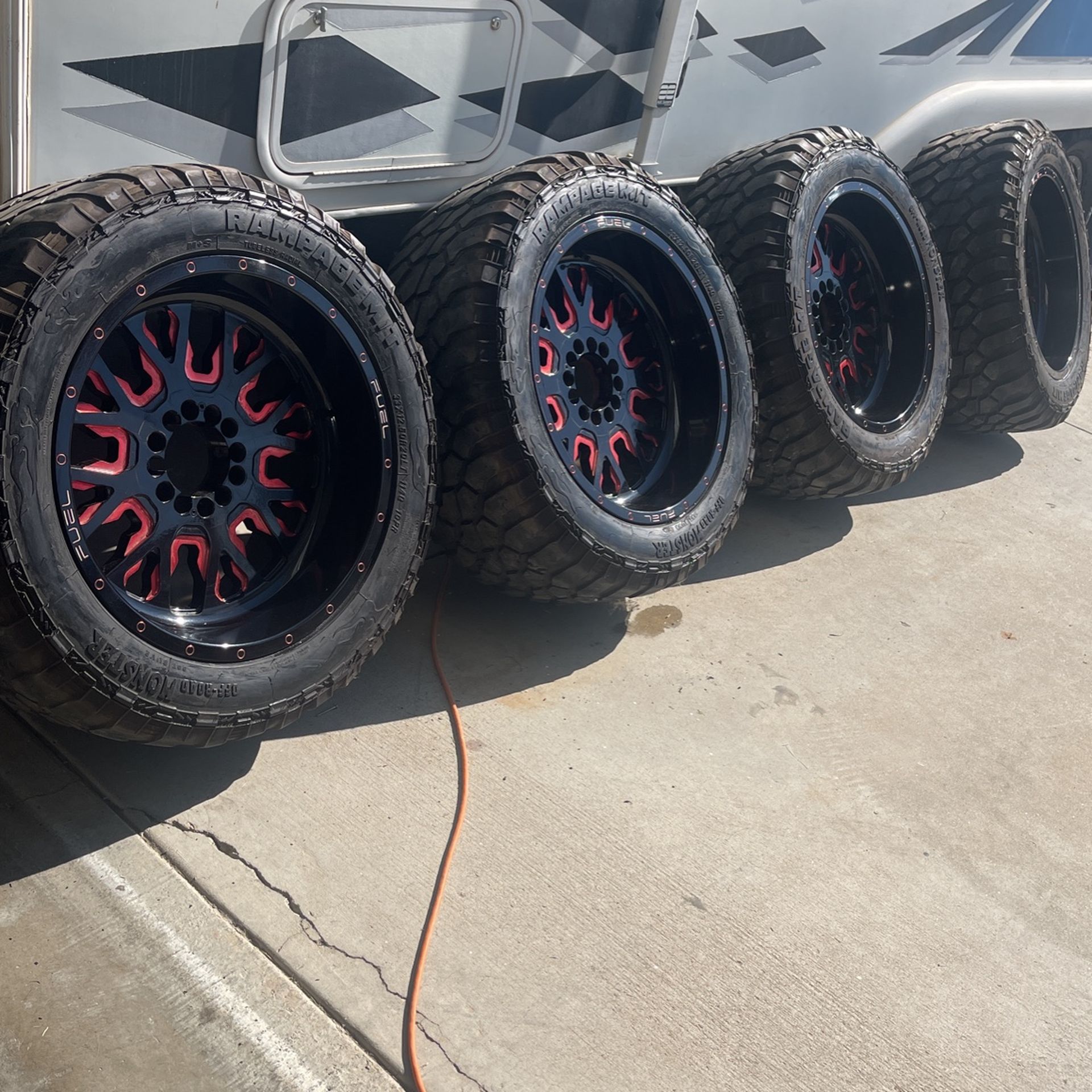 FUEL Rims And Tires 20” Off Road 33” Tires 6 Lug Pattern for Sale in