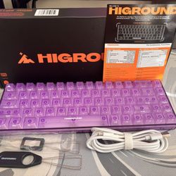 Higround Keyboard - Basecamp 65 AMETHYST (White Flame Switch)