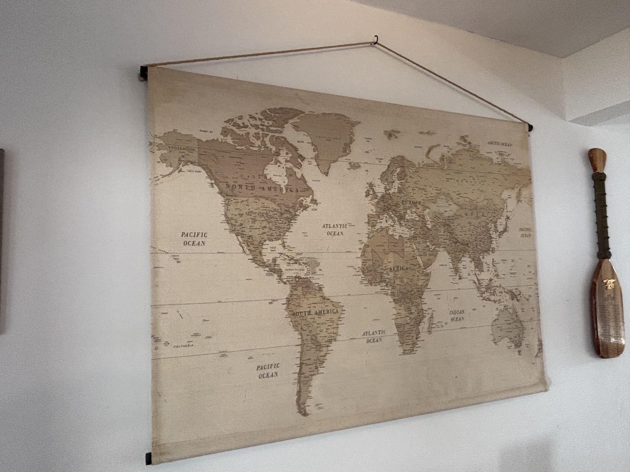 Canvas Map Wall Decor