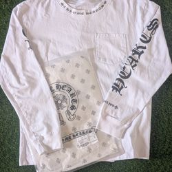 Chrome Hearts White And Black Shirt