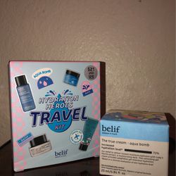Brand NEW!!! 💦    belif-believe in truth - Facial Care Products - Travel Kit & True Aqua Bomb Cream(((PENDING PICK UP TODAY 5-6:30pm)))