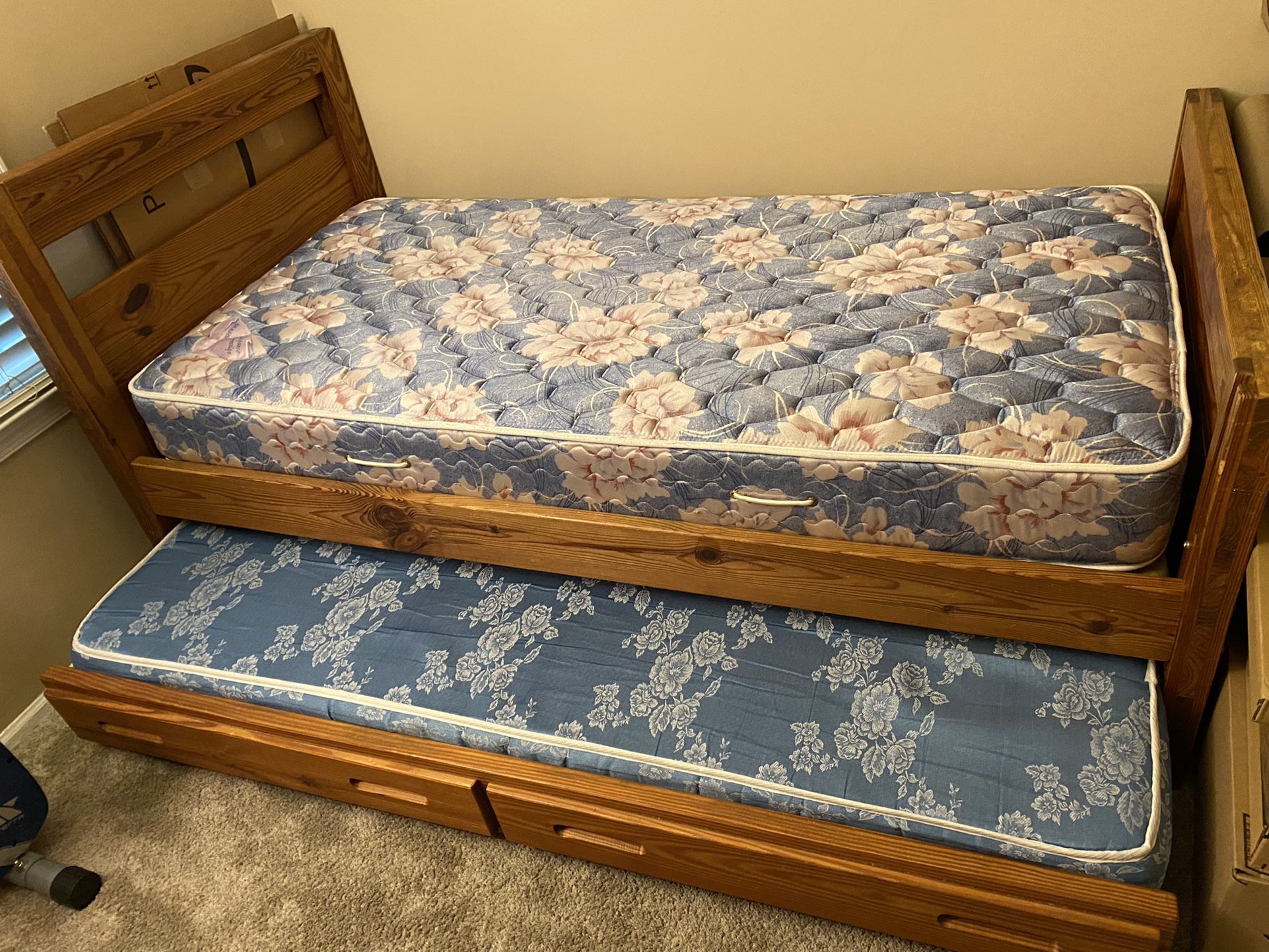 This End Up Furniture - Solid wood bedroom set (twin bed)