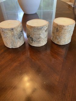 Gorgeous Birch Candle Set