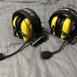 2-way Intercom, Music, Phone Ear Muff Set