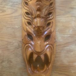 Hand Carved Tiki Mask